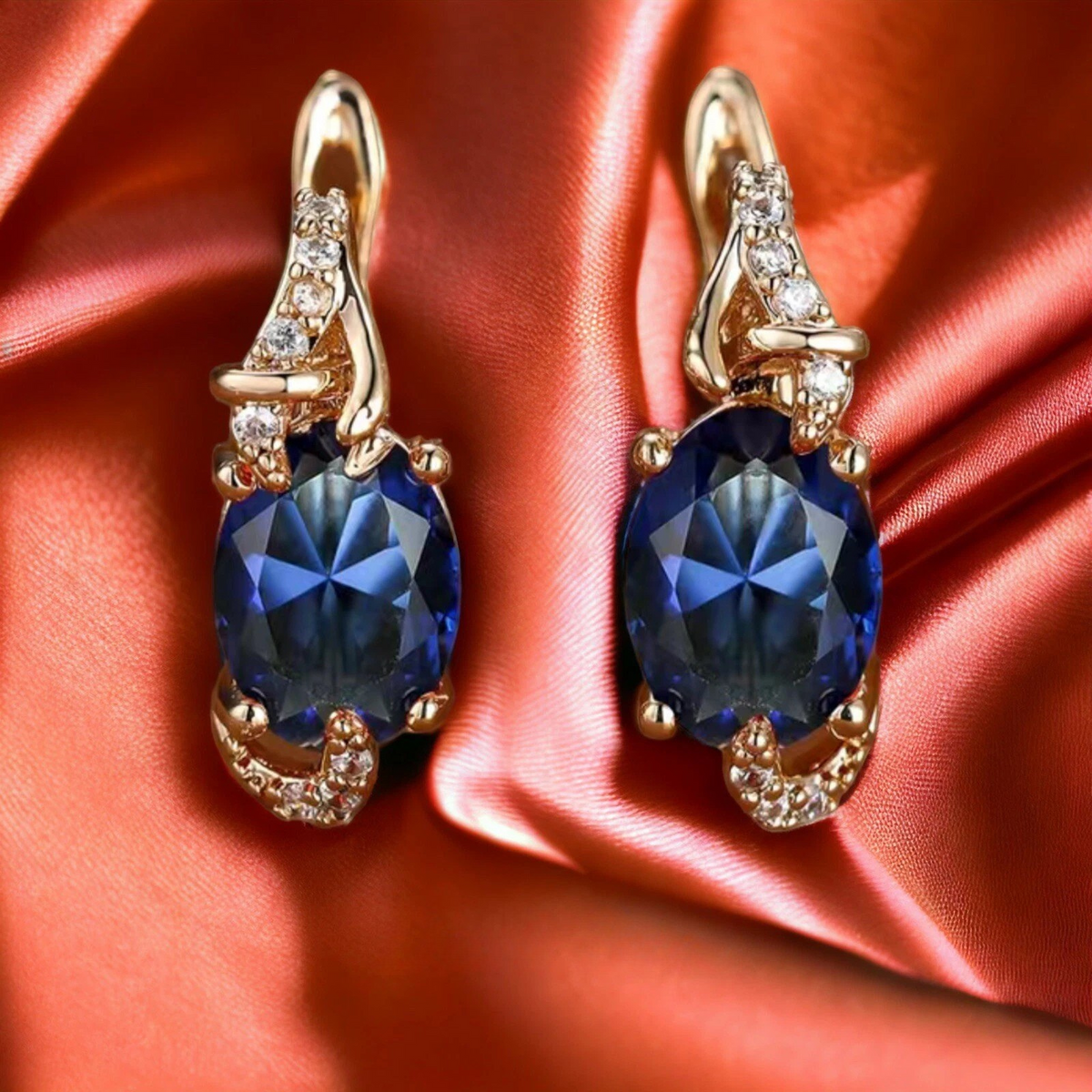 Royal Midnight Drop Earrings - Rose & Oliver