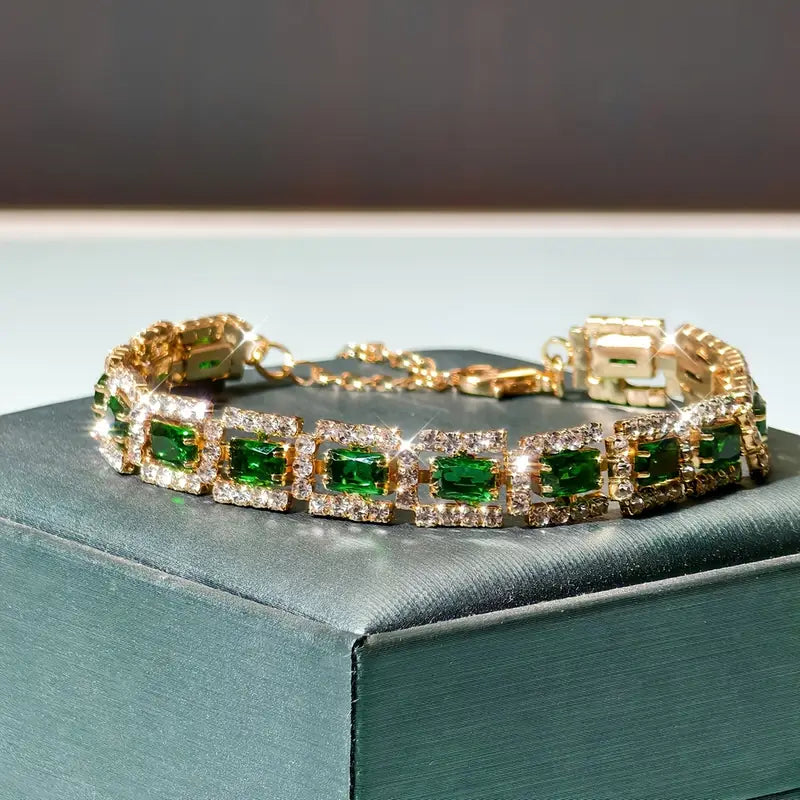 Josefine Emerald Bracelet - Rose & Oliver