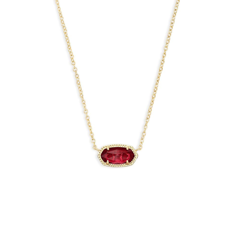 Classic Oval Ruby Necklace - Rose & Oliver