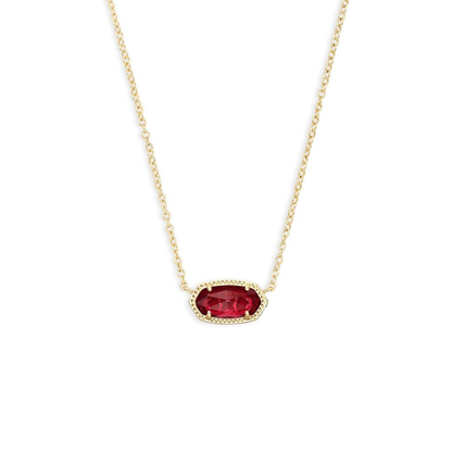 Classic Oval Ruby Necklace - Rose & Oliver