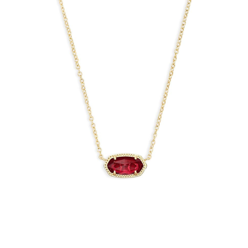 Classic Oval Ruby Necklace - Rose & Oliver