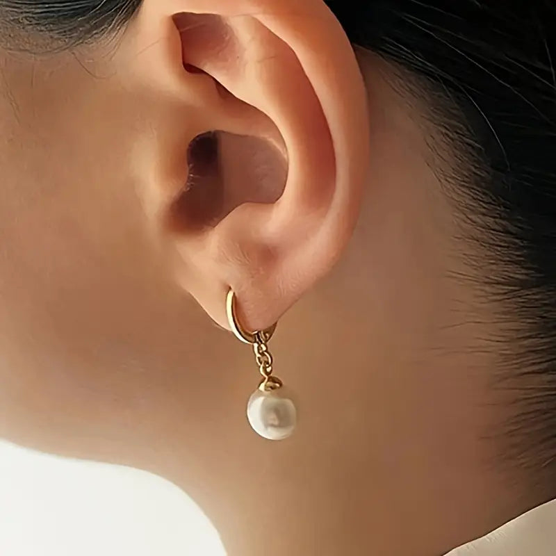 Golden Grace Pearl Jewelry Set - Rose & Oliver