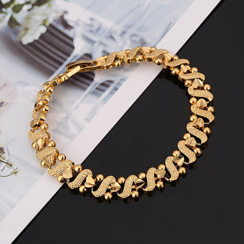 Lily Ornate Wave Bracelet - Rose & Oliver