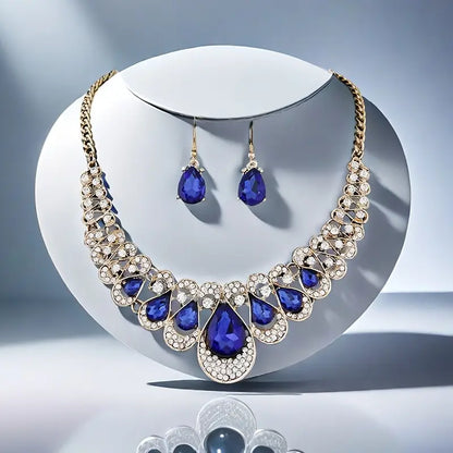 Maevina Sapphires Jewelry Set - Rose & Oliver