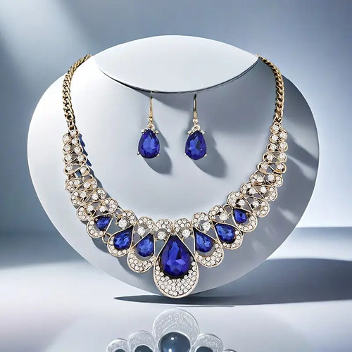 Maevina Sapphires Jewelry Set - Rose & Oliver