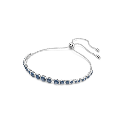 Round Cut Sapphire Tennis Bracelet - Rose & Oliver