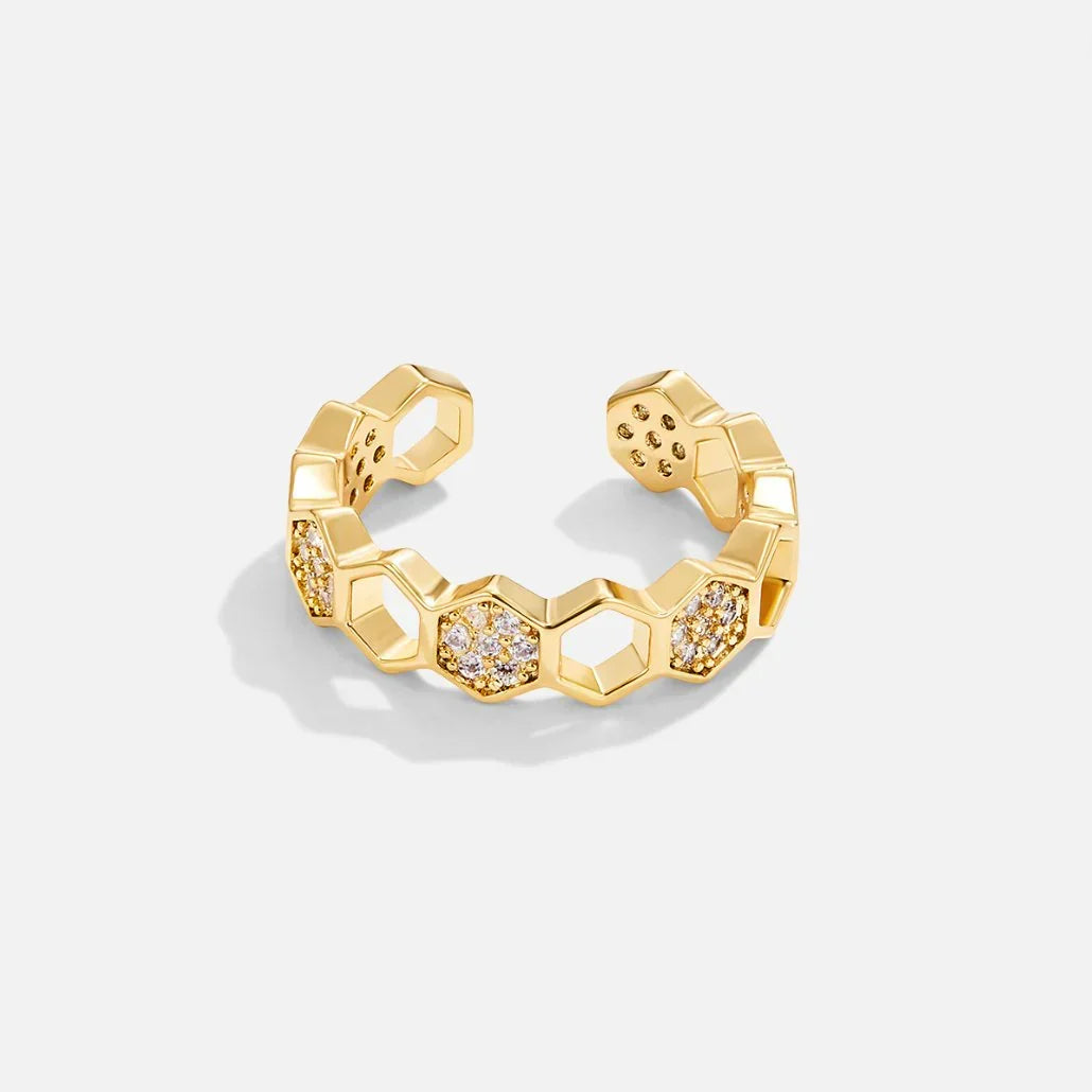 Crystal Honeycomb Ring - Rose & Oliver
