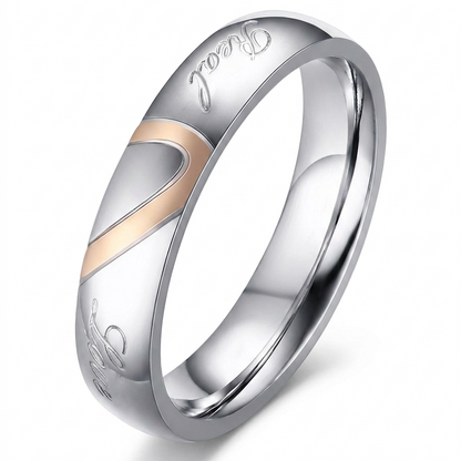 Eternal Couple Ring (White Gold) - Rose & Oliver