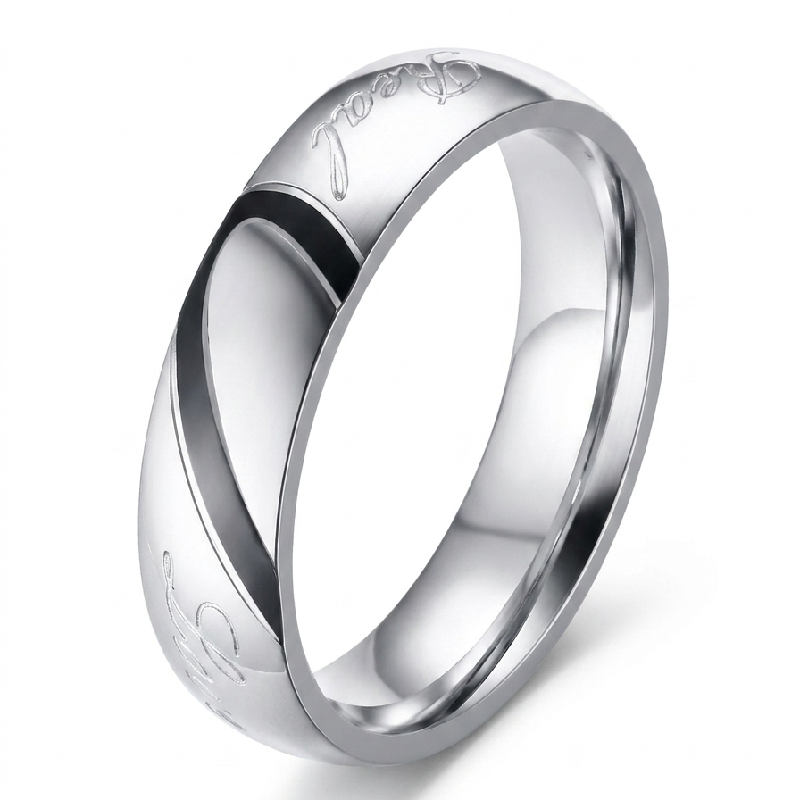 Eternal Couple Ring (White Gold) - Rose & Oliver