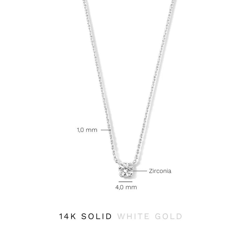 Cléa Stone Necklace - Rose & Oliver