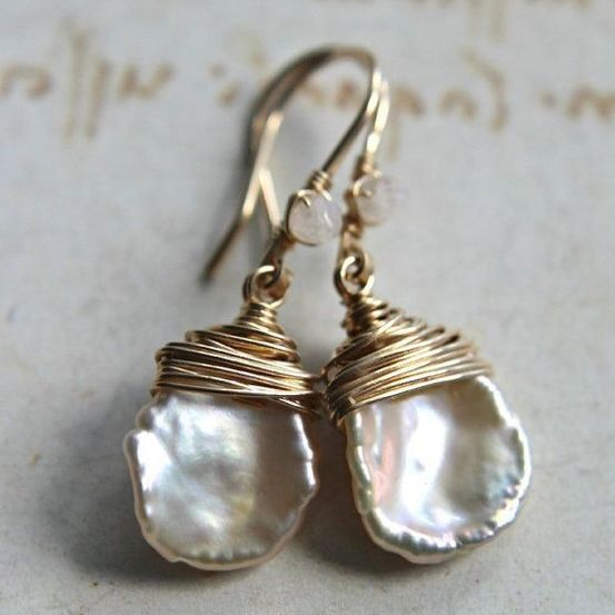 Vintage Barroque Pearl Drop Earrings by Rose & Oliver - product image 1