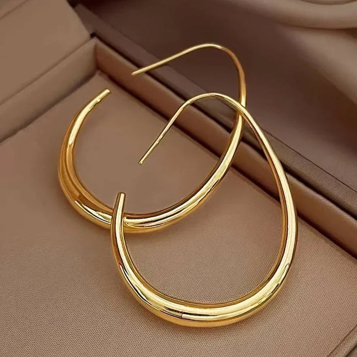 Antique Gold Hoop Earrings | Gold by Rose & Oliver - product image 1