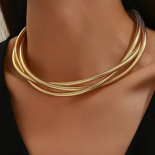 Three Layer Necklace - Rose & Oliver
