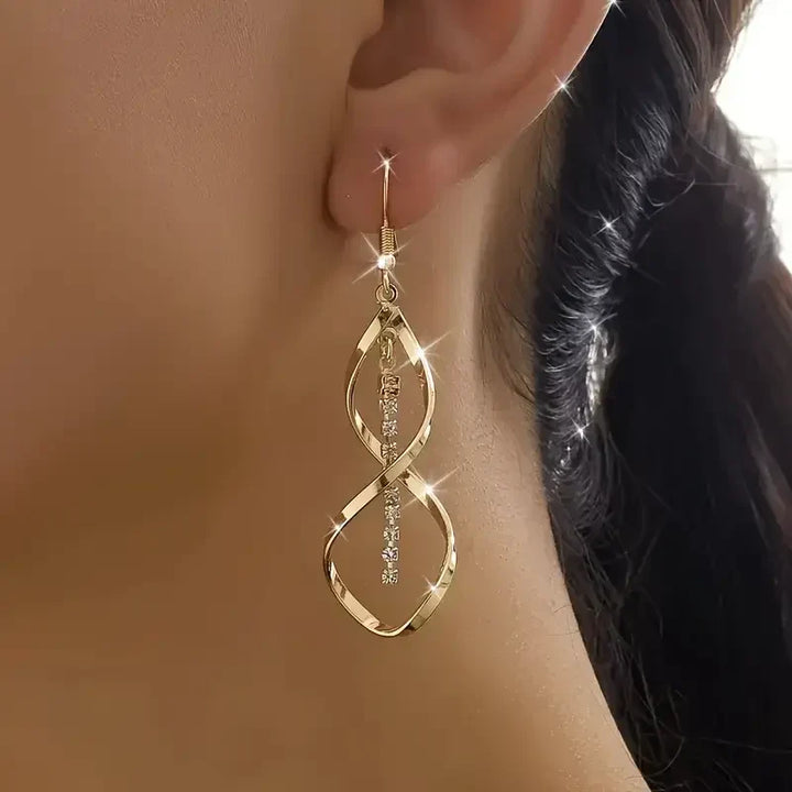Sunbeam Spiral Earrings | Gold by Rose & Oliver - product image 1