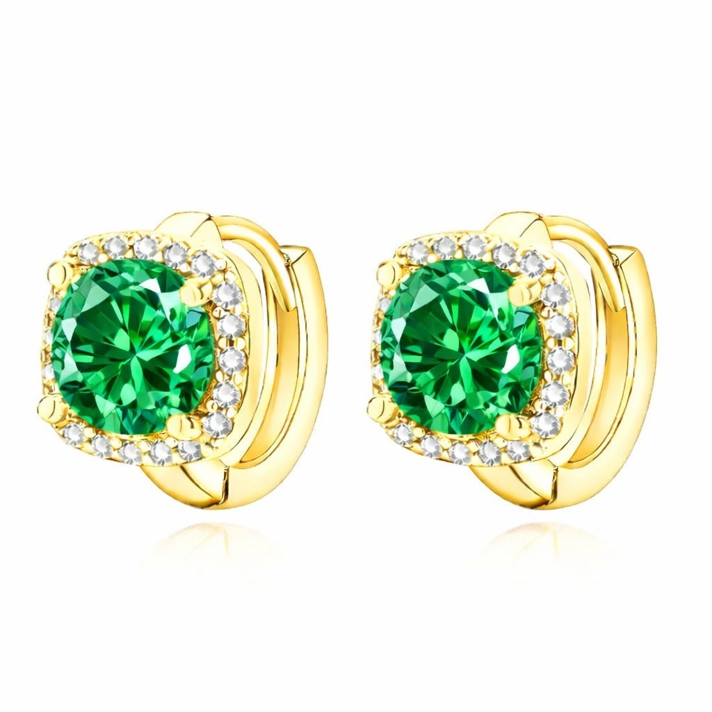 Nadine Emerald Earrings - Rose & Oliver