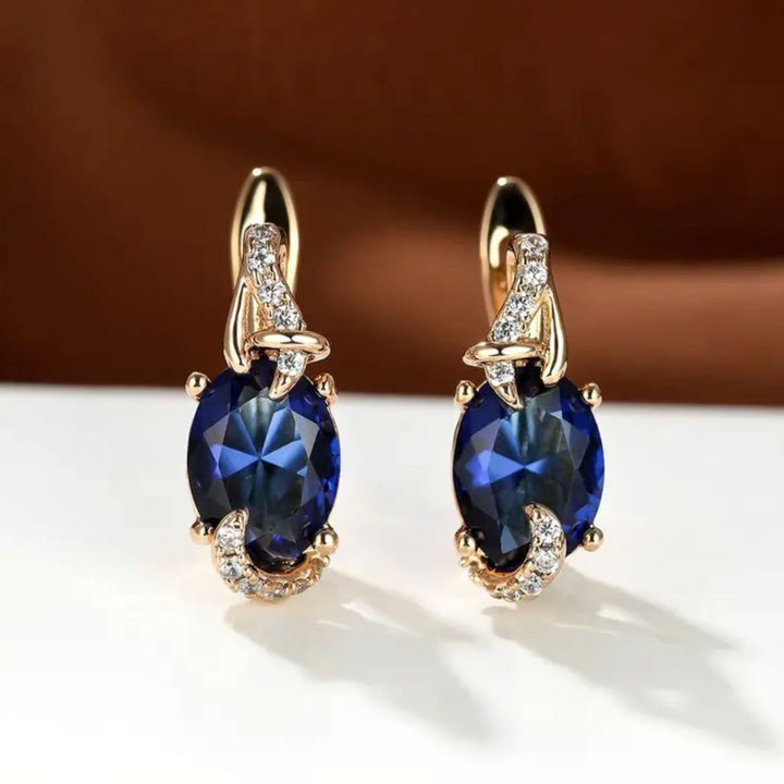 Royal Midnight Drop Earrings by Rose & Oliver - product image 1