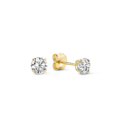 Classic Gold Stud Earrings