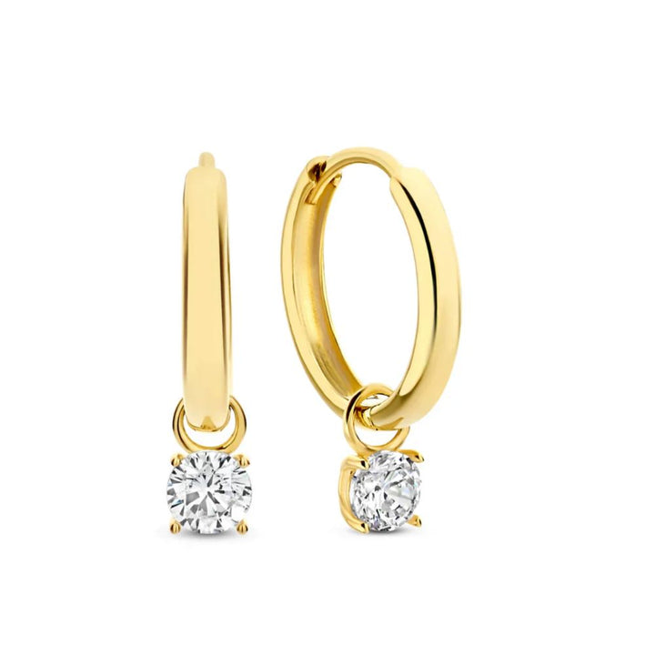 Clean Gold Hoop Earrings