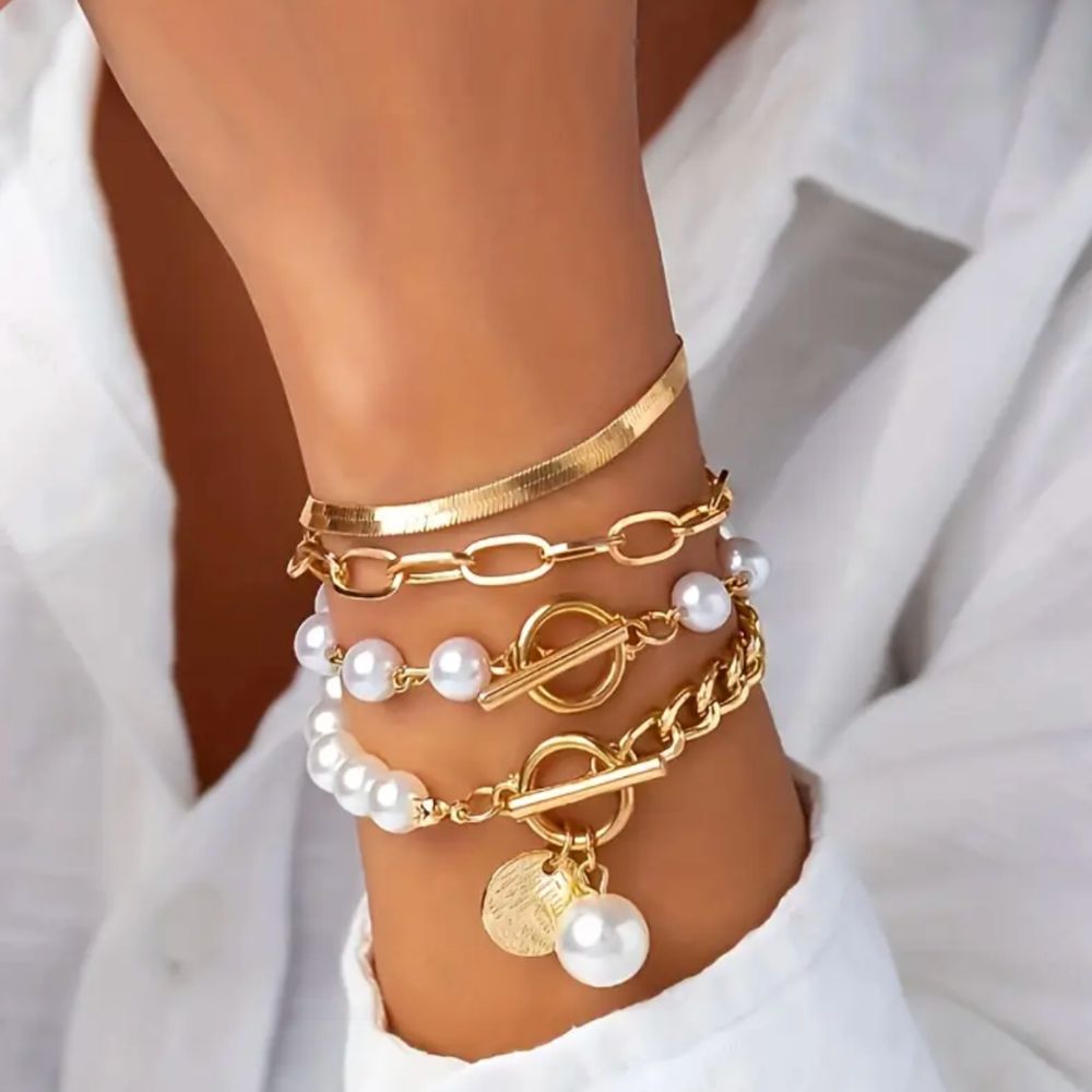 Chic Layered Bracelet Set