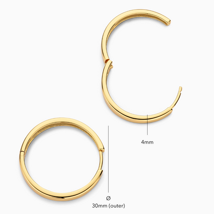 Gia Statement Hoop Earrings - Rose & Oliver